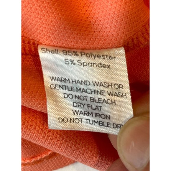 Tiger Mist Womens Wrap Bodycon Mini Dress Asymmetric Hem Back Zip Orange Pink S - Picture 8 of 8